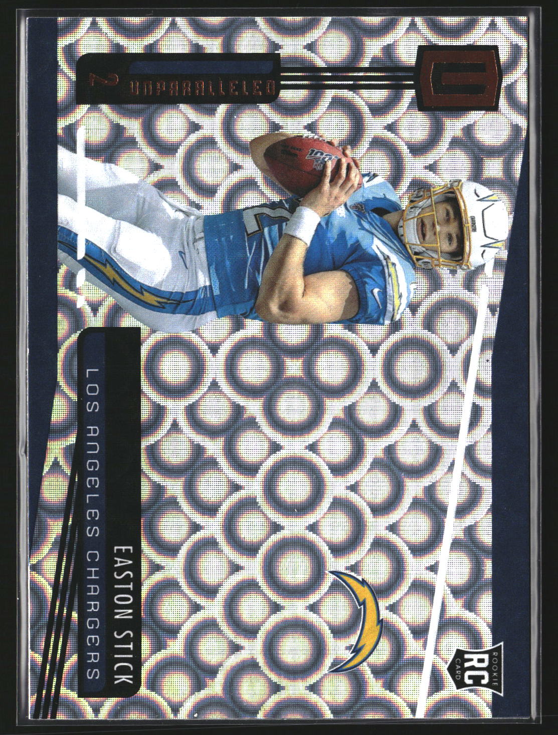 Easton Stick 2019 Panini Unparalleled 262 Groove RC RC Los Angeles Chargers