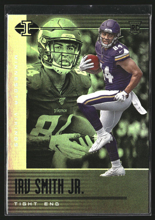 Irv Smith Jr. 2019 Panini Illusions 45 Retail RC RC Minnesota Vikings