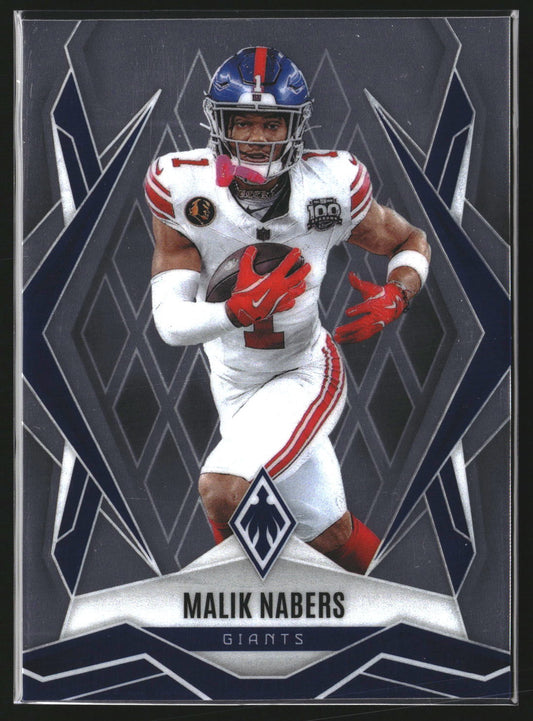 Malik Nabers 2025 Panini Phoenix 143 New York Giants