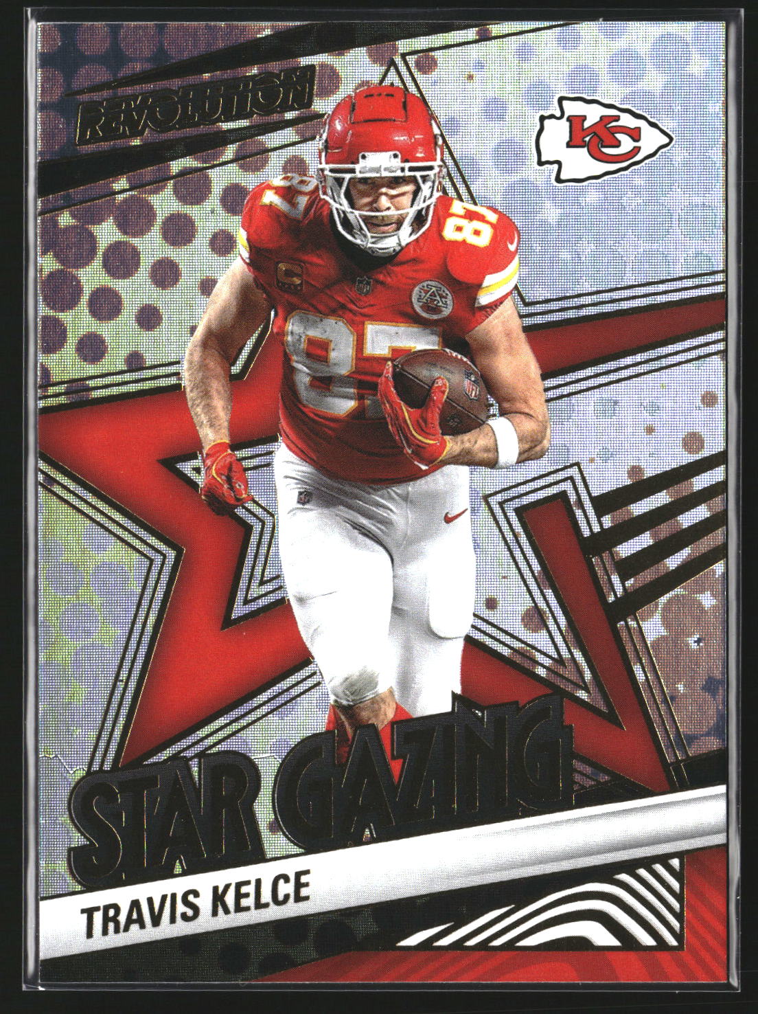 Travis Kelce 2025 Panini Revolution 18 Star Gazing Kansas City Chiefs