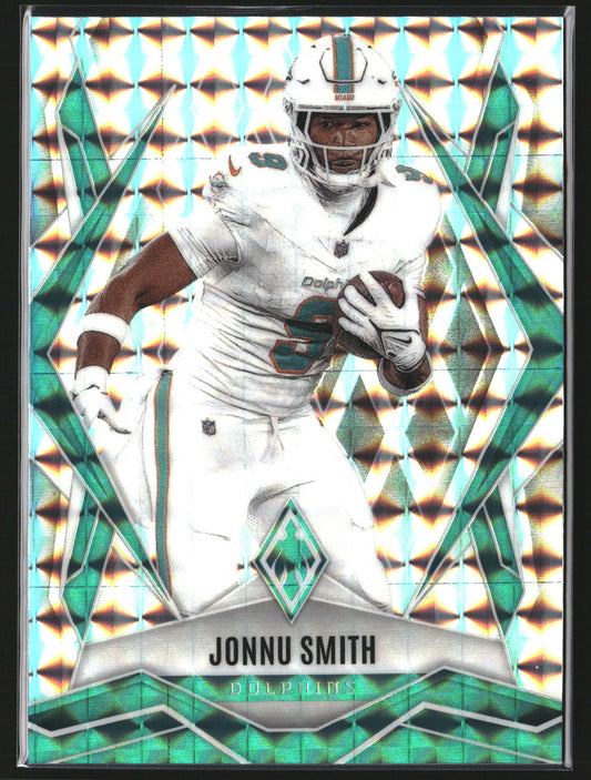Jonnu Smith 2025 Panini Phoenix 118 Silver Pyramids Prizm Miami Dolphins