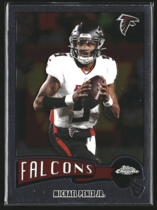 Michael Penix Jr. 2025 Topps Chrome 1975-2 1975 Topps Atlanta Falcons