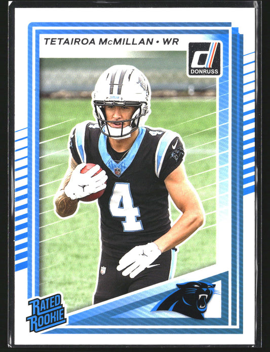 Tetairoa McMillan 2025 Donruss 314 RC RC Carolina Panthers