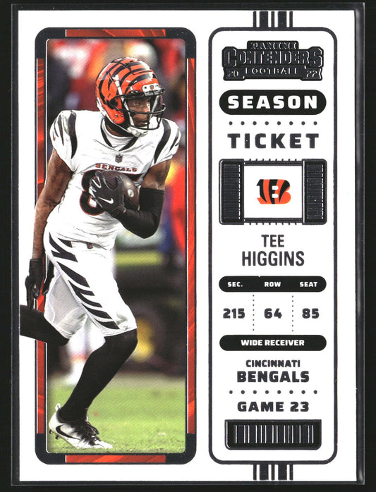 Tee Higgins 2022 Panini Contenders 19 Cincinnati Bengals