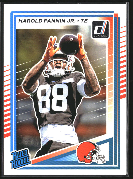 Harold Fannin Jr. 2025 Donruss 373 RC RC Cleveland Browns