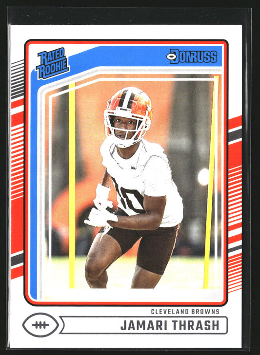 Jamari Thrash 2024 Donruss 376 RC RC Cleveland Browns