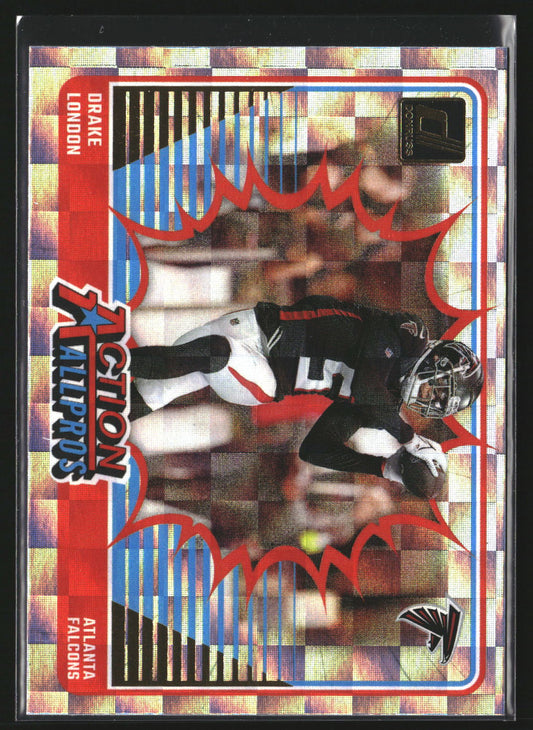 Drake London 2024 Donruss 16 Action All-Pros Atlanta Falcons