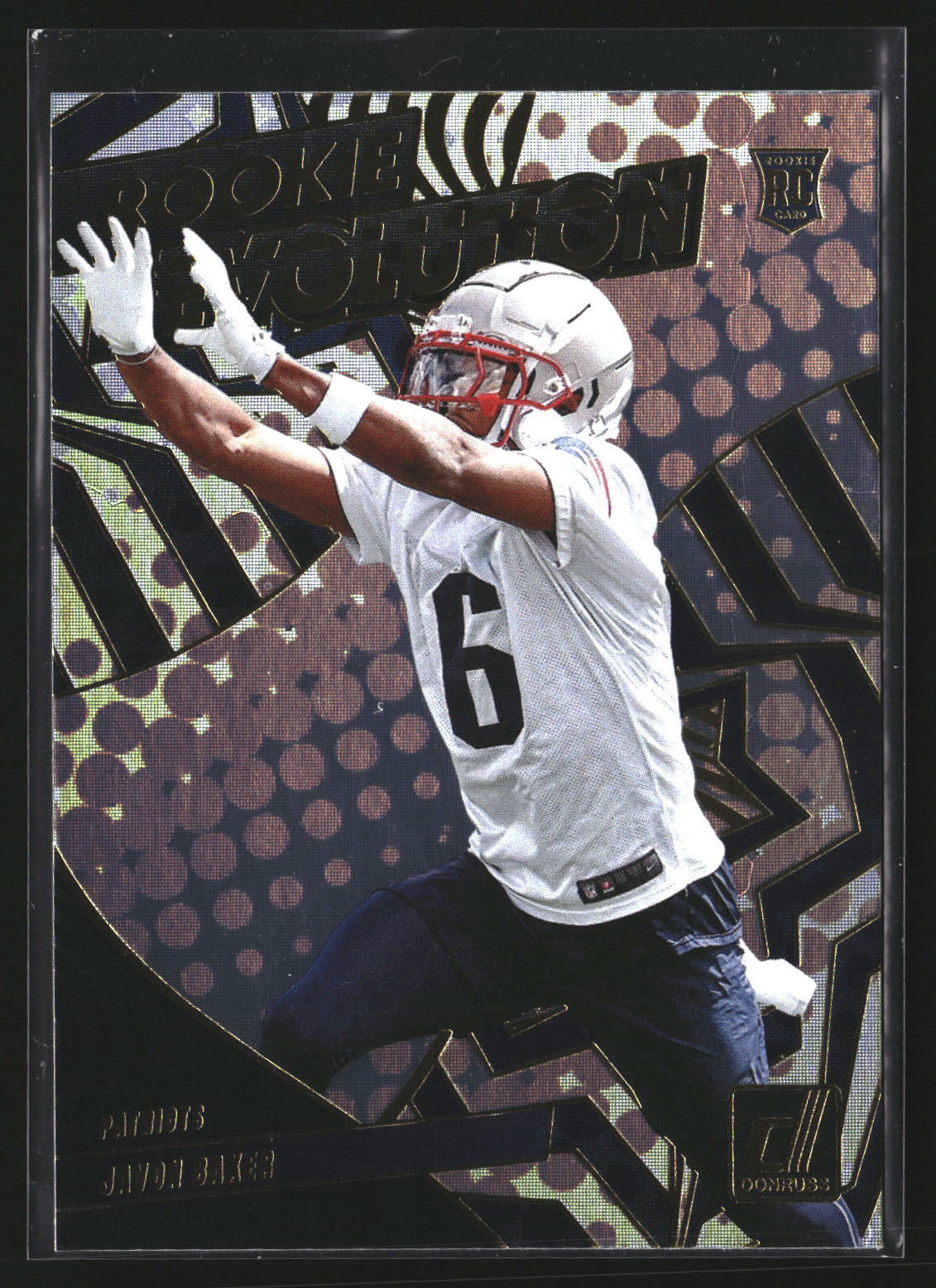 Javon Baker 2024 Donruss 36 Rookie Revolution New England Patriots