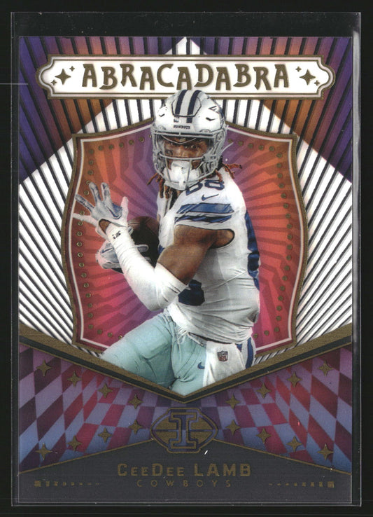 CeeDee Lamb 2024 Panini Illusions 14 Abracadabra Mosaic Dallas Cowboys