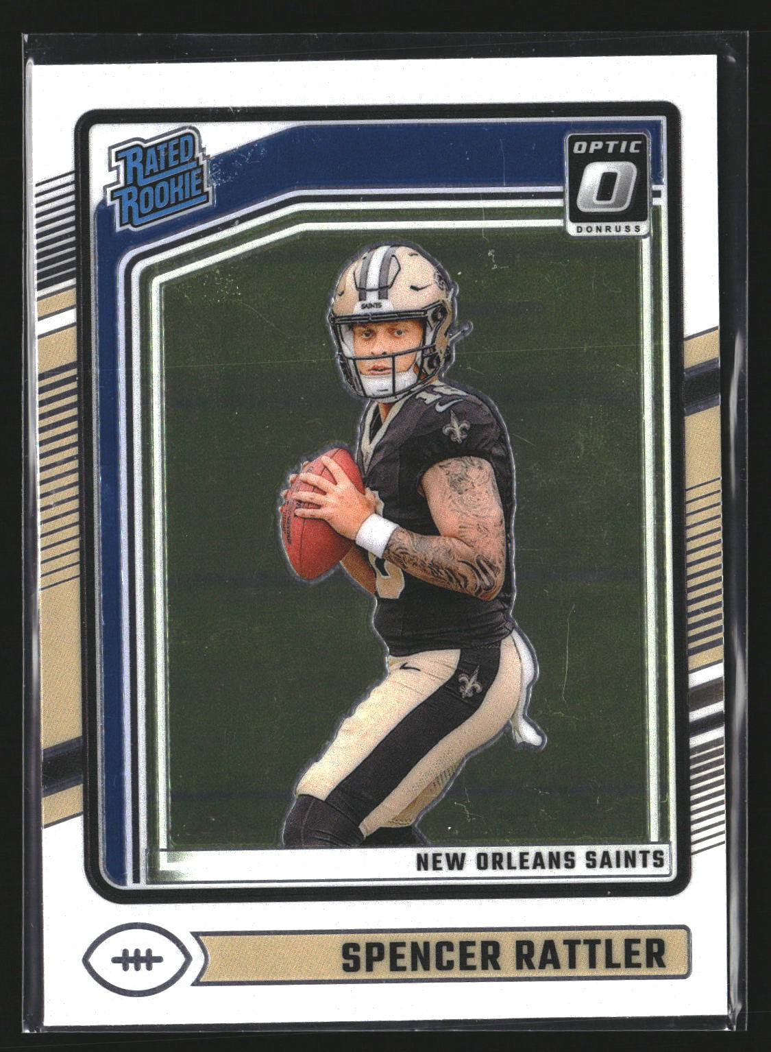 Spencer Rattler 2024 Donruss Optic 289 RC RC New Orleans Saints
