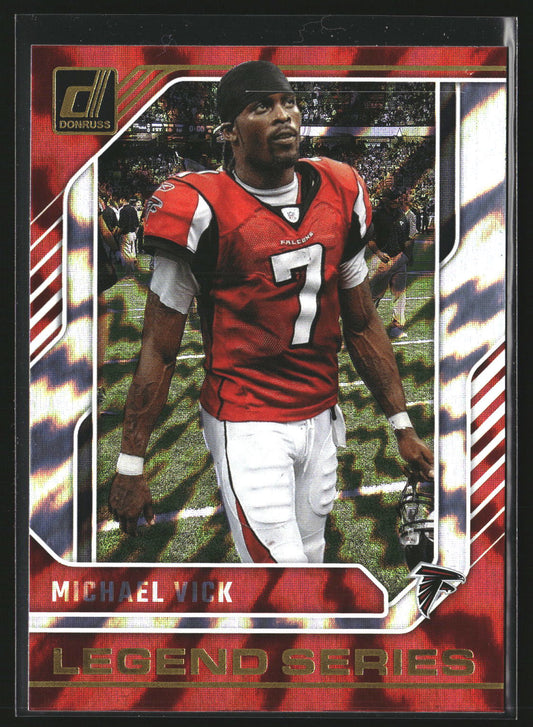 Michael Vick 2024 Donruss 11 Legend Series Atlanta Falcons