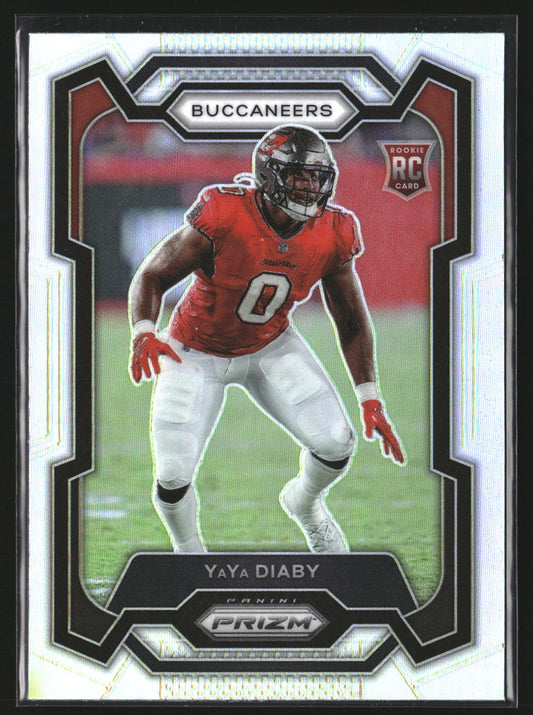 YaYa Diaby 2023 Panini Prizm 394 Silver Tampa Bay Buccaneers