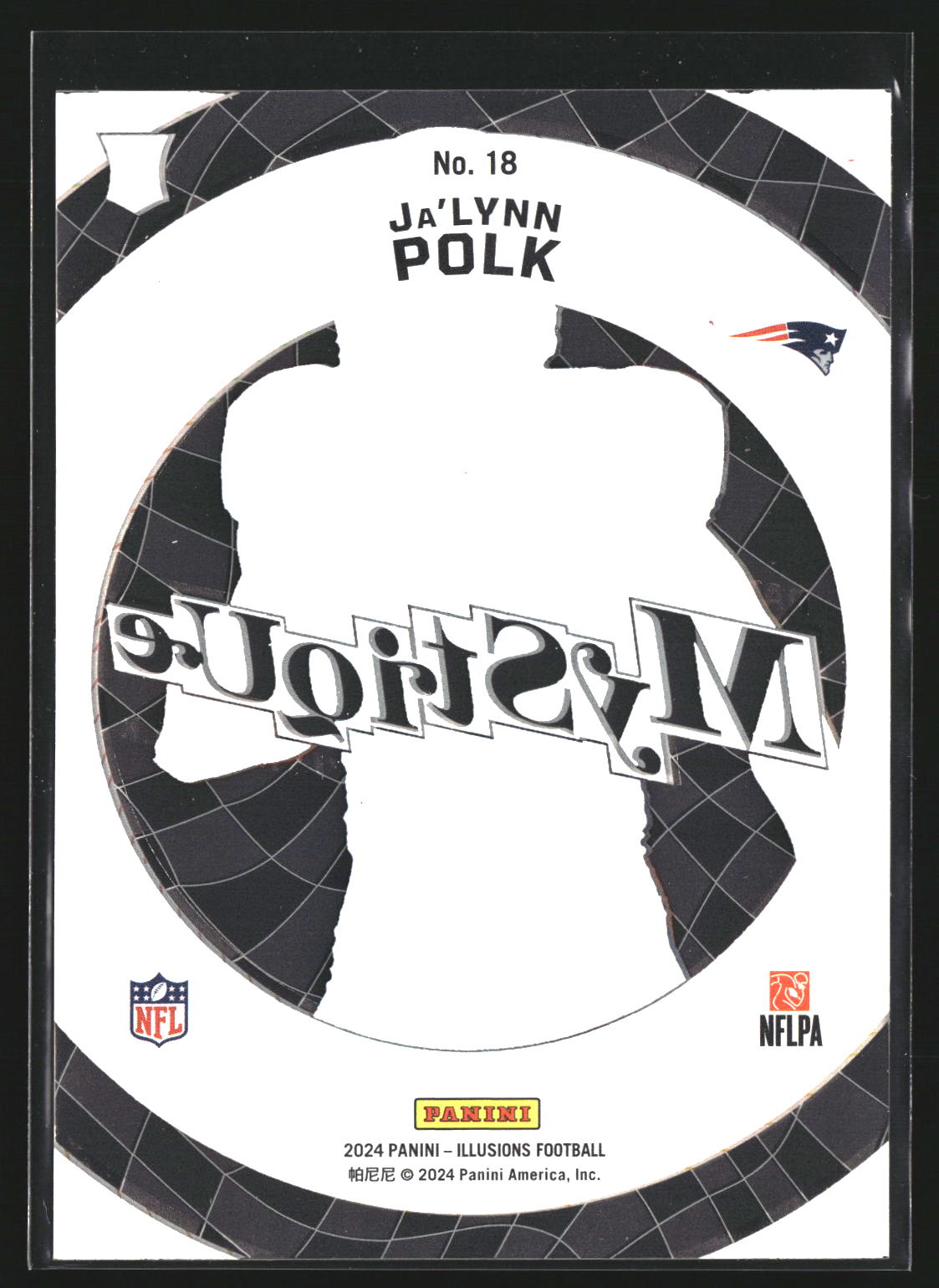 Ja'Lynn Polk 2024 Panini Illusions 18 Mystique New England Patriots