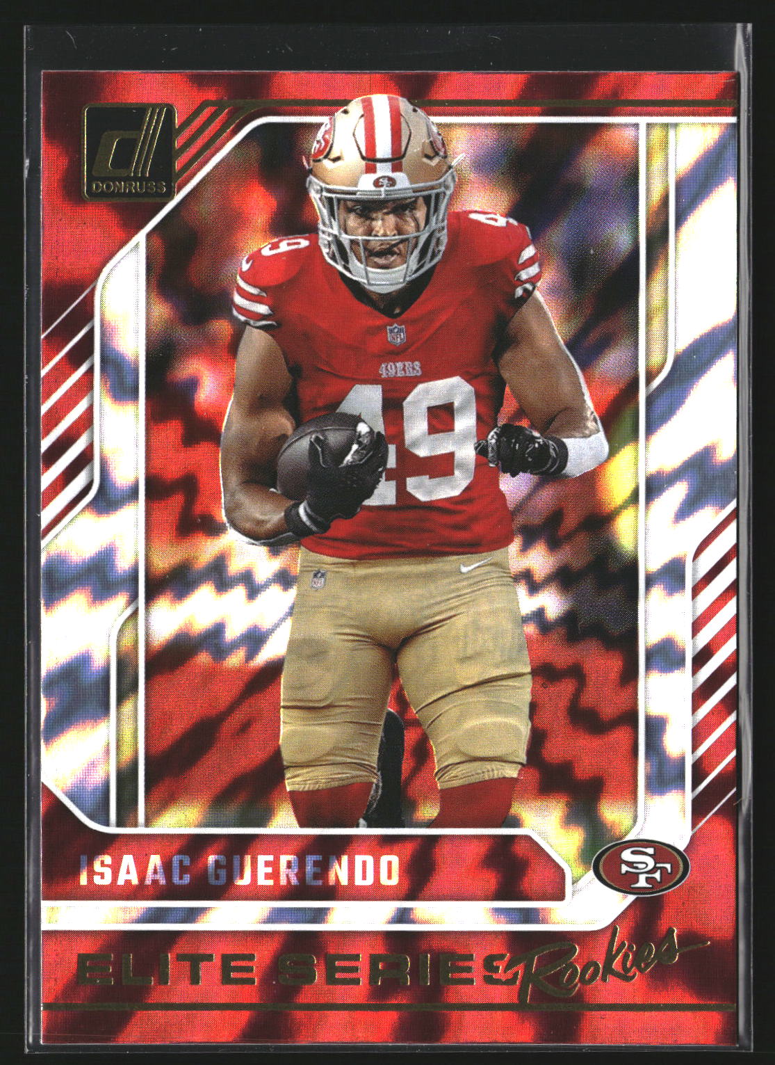 Isaac Guerendo 2024 Donruss 27 Elite Series Rookies San Francisco 49ers