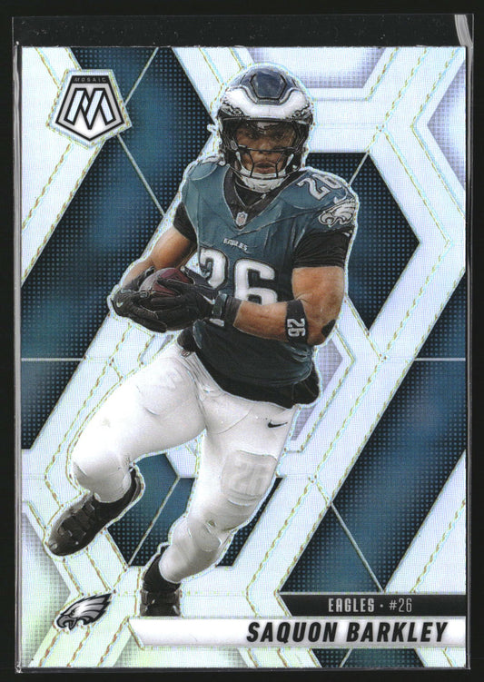 Saquon Barkley 2025 Panini Mosaic 212 Silver Philadelphia Eagles