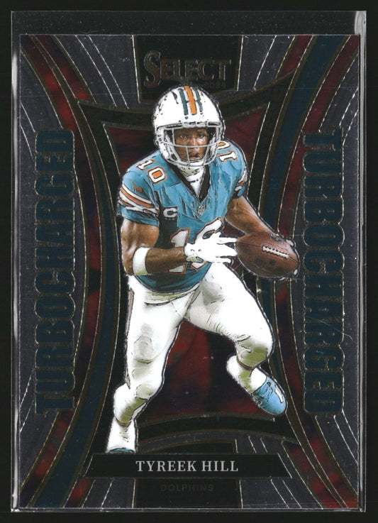 Tyreek Hill 2024 Panini Select 5 Turbocharged Miami Dolphins