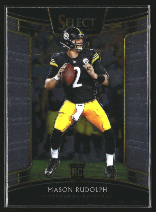 Mason Rudolph 2018 Panini Select 12 RC RC Pittsburgh Steelers