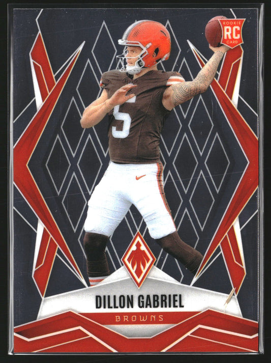 Dillon Gabriel 2025 Panini Phoenix 175 RC RC Cleveland Browns