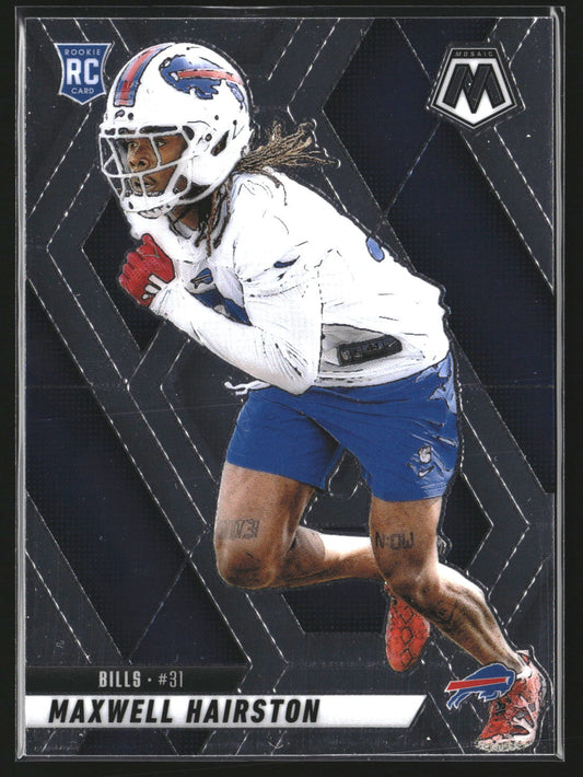 Maxwell Hairston 2025 Panini Mosaic 367 RC RC Buffalo Bills