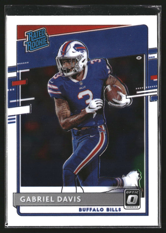 Gabriel Davis 2020 Donruss Optic 187 RC RC Buffalo Bills