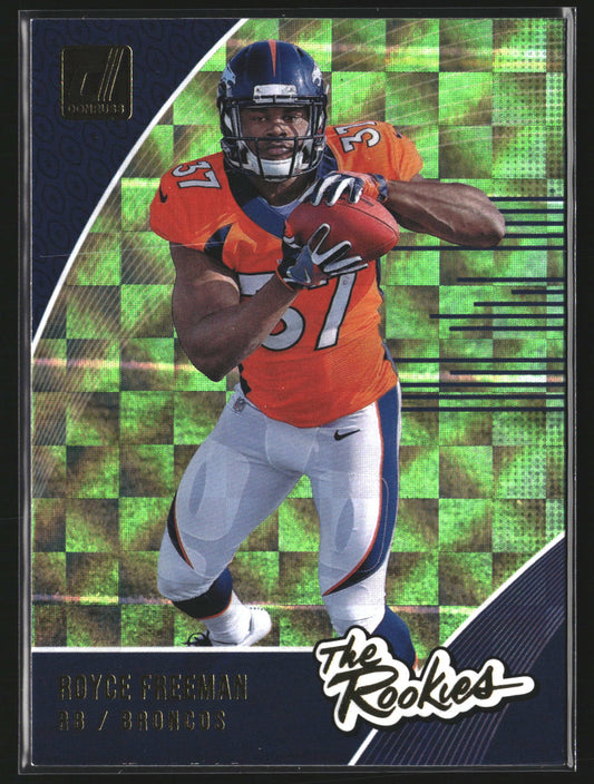 Royce Freeman 2018 Donruss R-23 The Rookies Denver Broncos