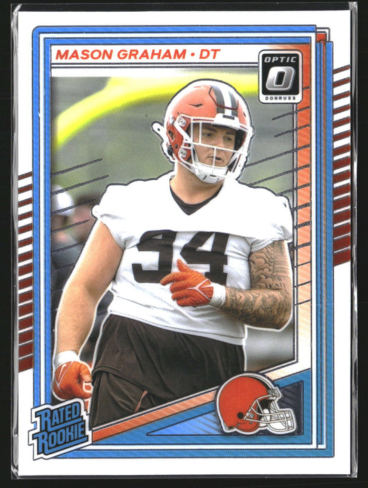 Mason Graham 2025 Donruss Optic 206 RC RC Cleveland Browns