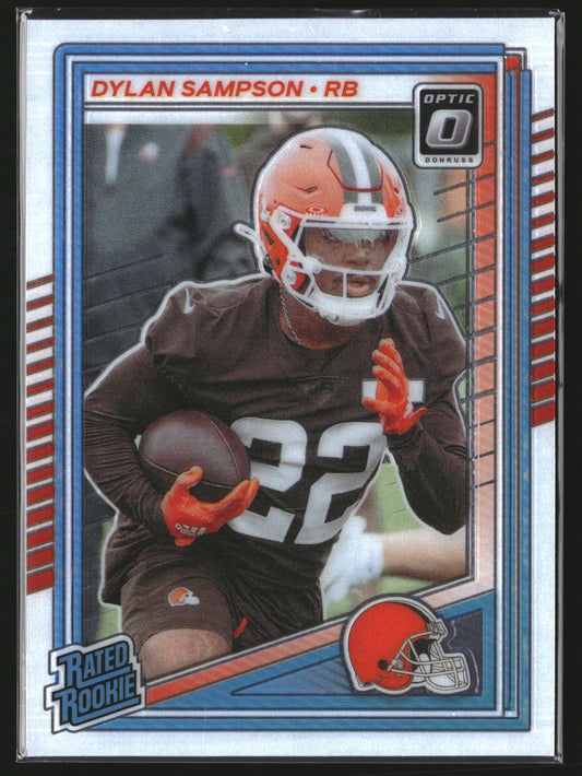 Dylan Sampson 2025 Donruss Optic 238 RC RC Cleveland Browns