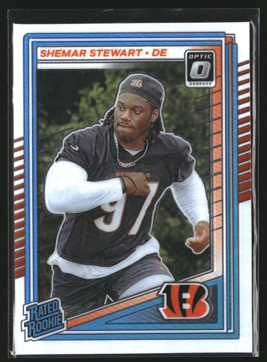Shemar Stewart 2025 Donruss Optic 260 RC RC Cincinnati Bengals