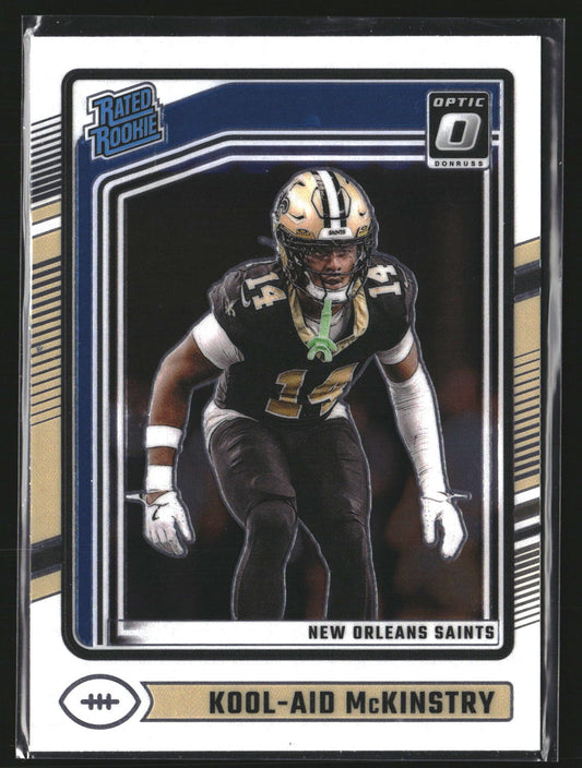 Kool-Aid McKinstry 2024 Donruss Optic 264 RC RC New Orleans Saints