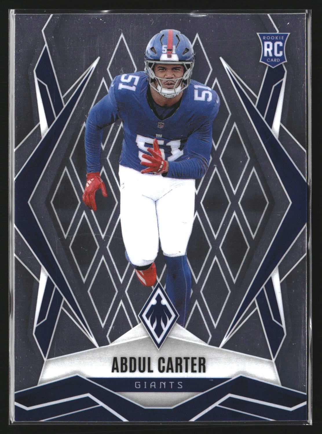 Abdul Carter 2025 Panini Phoenix 177 RC RC New York Giants