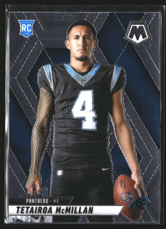 Tetairoa McMillan 2025 Panini Mosaic 274 RC RC Carolina Panthers