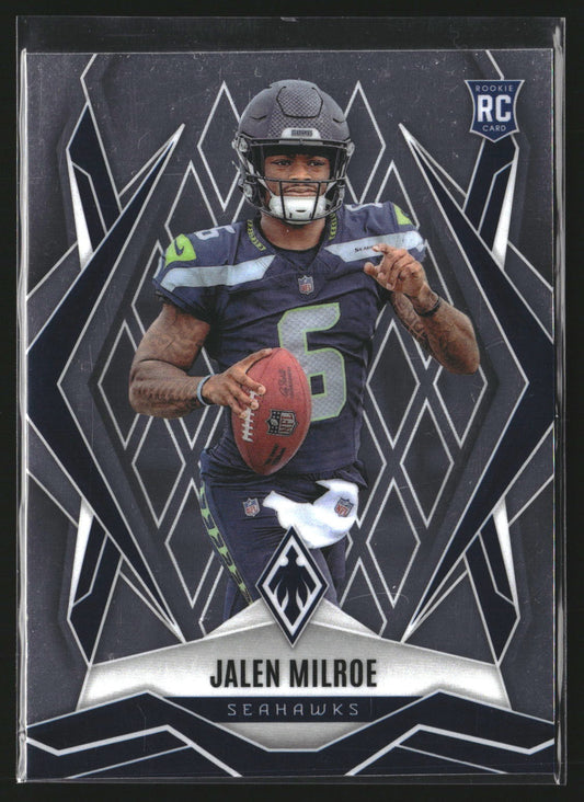 Jalen Milroe 2025 Panini Phoenix 151 RC RC Seattle Seahawks