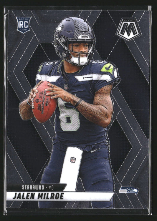 Jalen Milroe 2025 Panini Mosaic 322 RC RC Seattle Seahawks