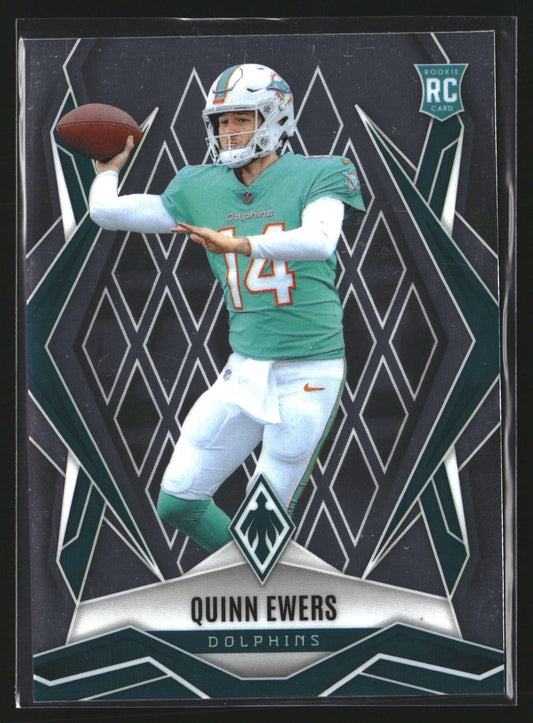 Quinn Ewers 2025 Panini Phoenix 159 RC RC Miami Dolphins