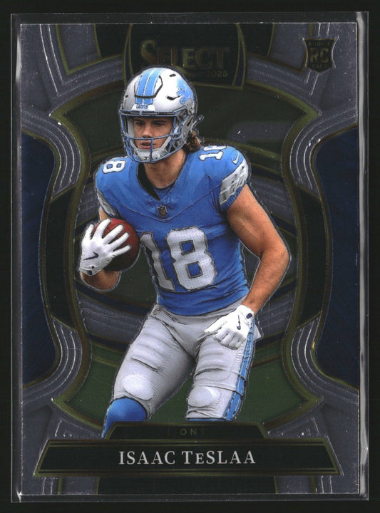 Isaac TeSlaa 2025 Panini Select 70 RC RC Detroit Lions