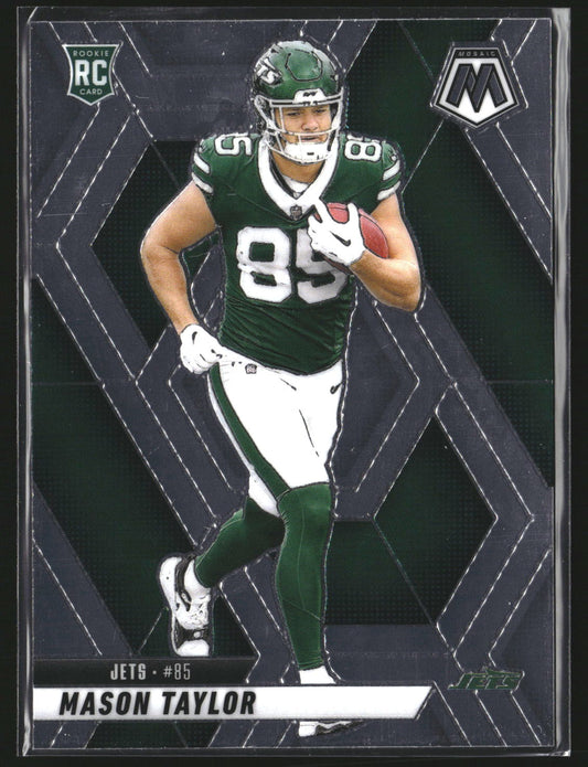 Mason Taylor 2025 Panini Mosaic 324 RC RC New York Jets