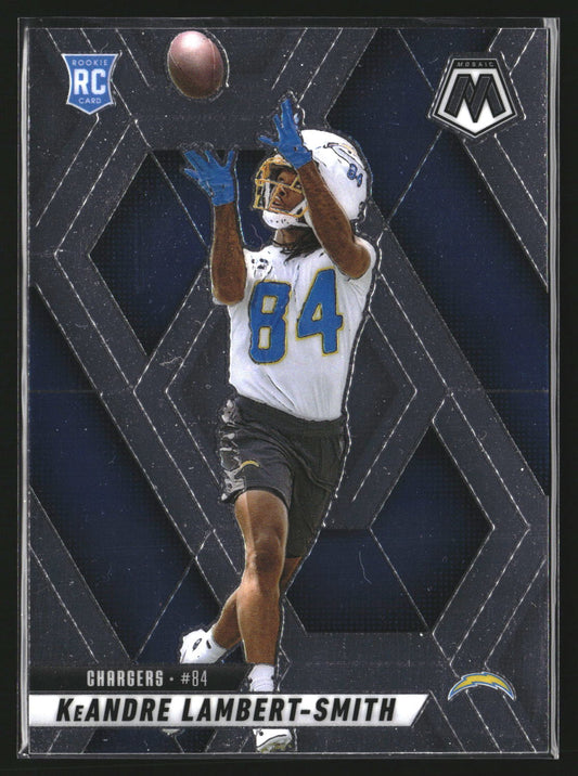 KeAndre Lambert-Smith 2025 Panini Mosaic 336 RC RC Los Angeles Chargers