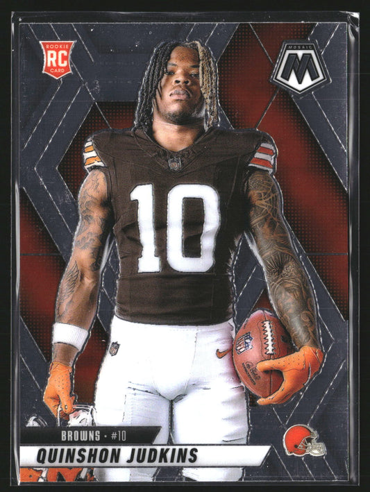 Quinshon Judkins 2025 Panini Mosaic 276 RC RC Cleveland Browns