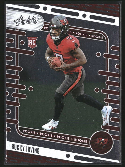 Bucky Irving 2024 Panini Absolute 186 Retail RC RC Tampa Bay Buccaneers