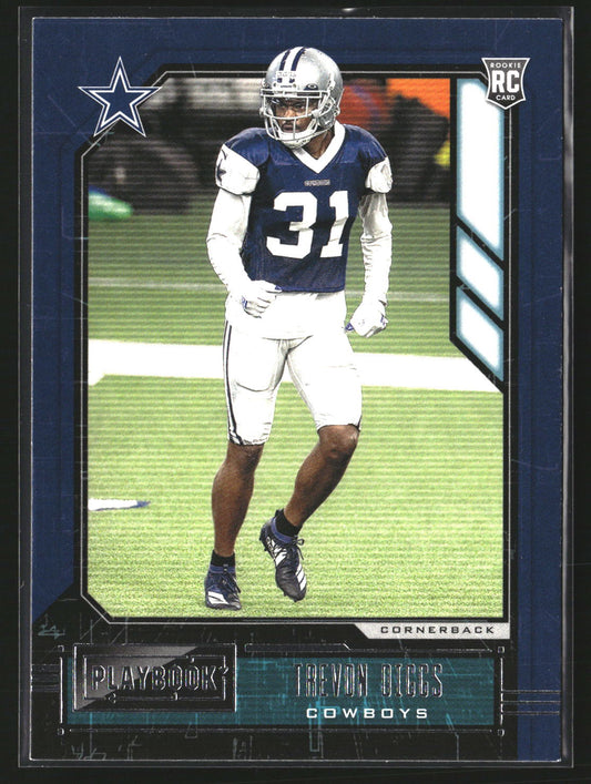 Trevon Diggs 2020 Panini Playbook 175 RC RC Dallas Cowboys