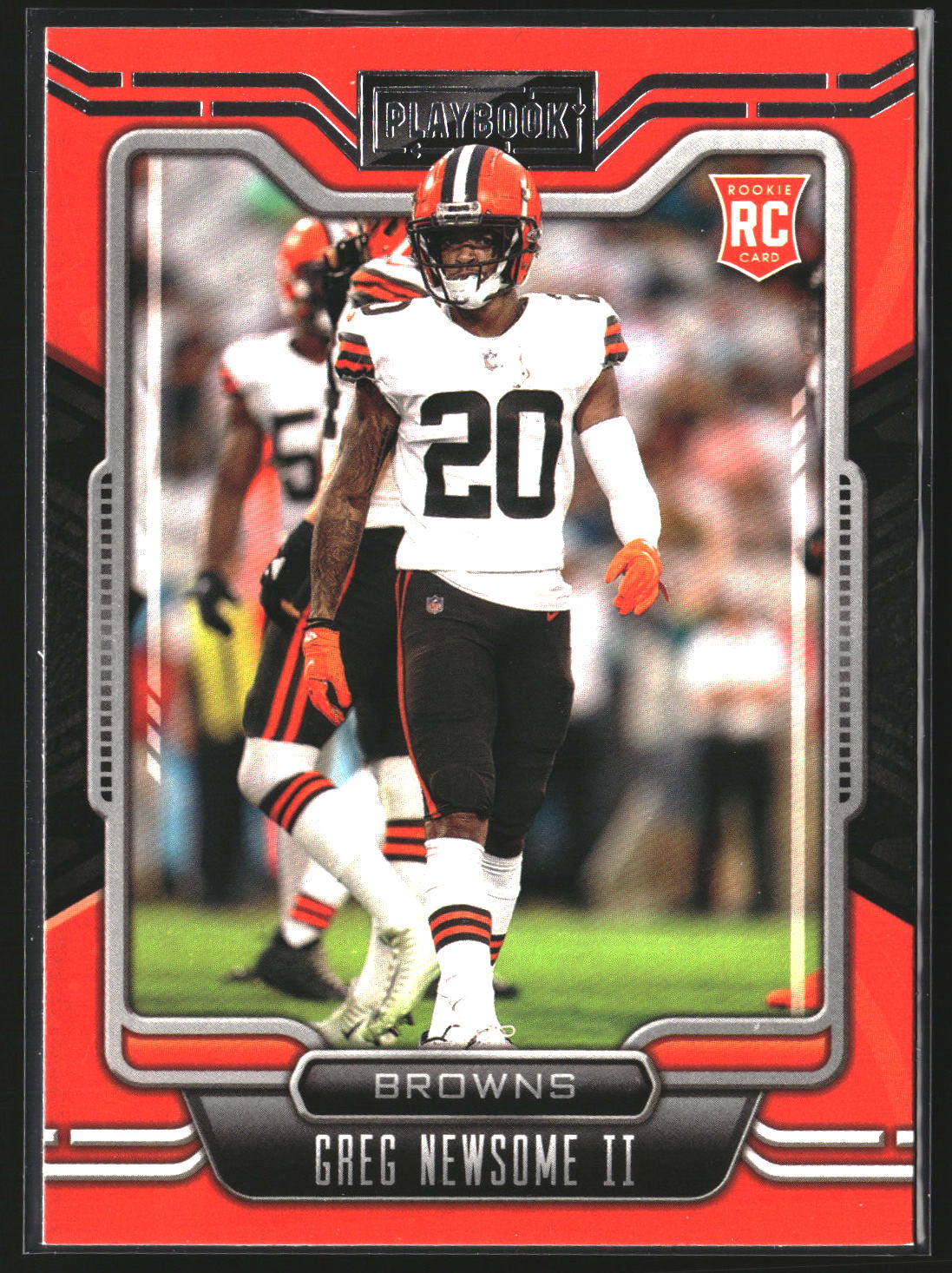 Greg Newsome II 2021 Panini Playbook 150 RC RC Cleveland Browns