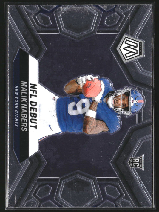 Malik Nabers 2024 Panini Mosaic 284 New York Giants