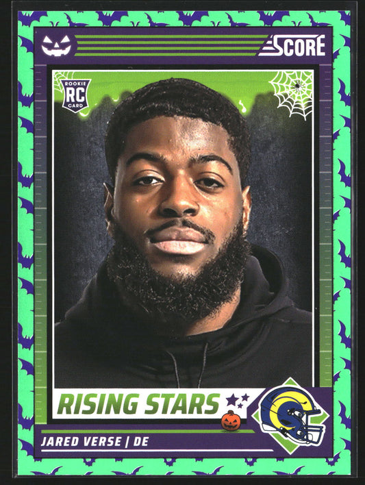 Jared Verse 2024 Score-A-Treat 23 Rising Stars Green Bats Los Angeles Rams