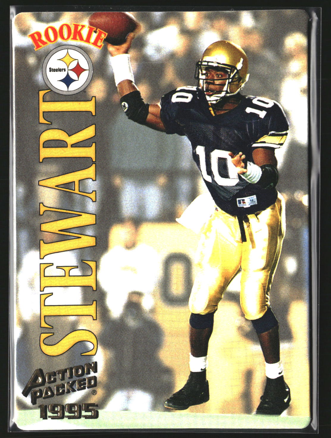 Kordell Stewart 1995 Action Packed 120 RC RC Pittsburgh Steelers