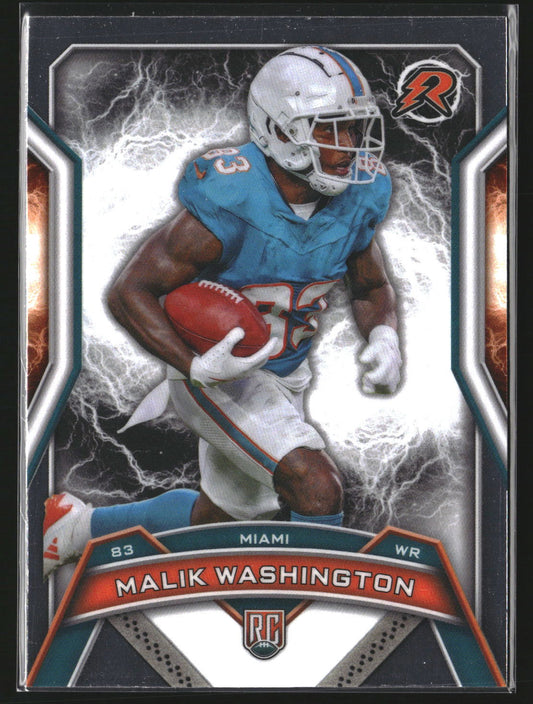 Malik Washington 2024 Topps Resurgence 159 RC RC Miami Dolphins