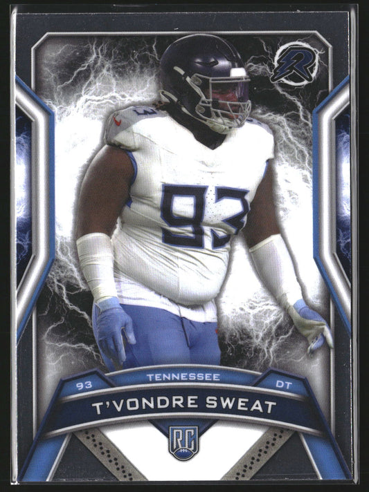 T'Vondre Sweat 2024 Topps Resurgence 194 RC RC Tennessee Titans