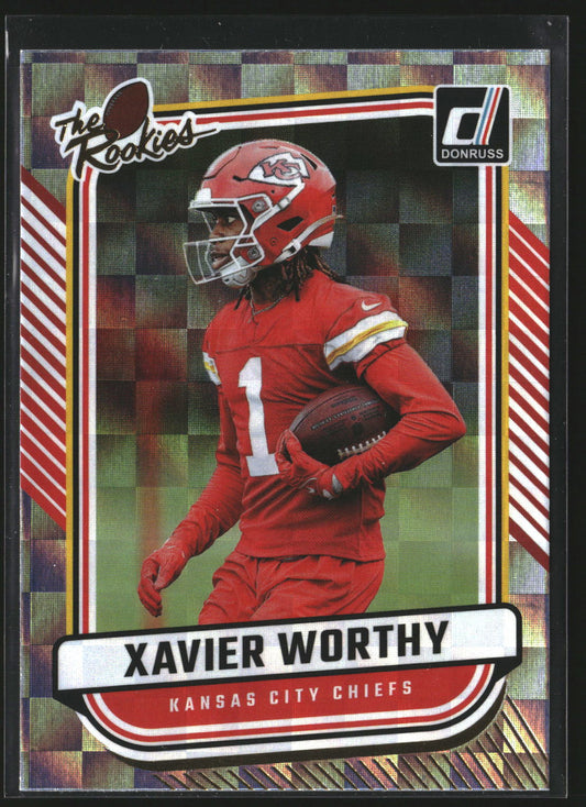 Xavier Worthy 2024 Donruss TR-40 The Rookies Kansas City Chiefs