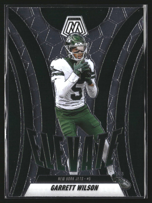 Garrett Wilson 2025 Panini Mosaic 19 Elevate New York Jets