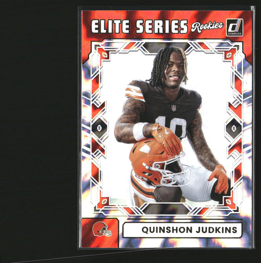 Quinshon Judkins 2025 Donruss ESR-QJS Elite Series Rookies Cleveland Browns