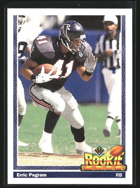 Erric Pegram 1991 Upper Deck 638 RC RC Atlanta Falcons